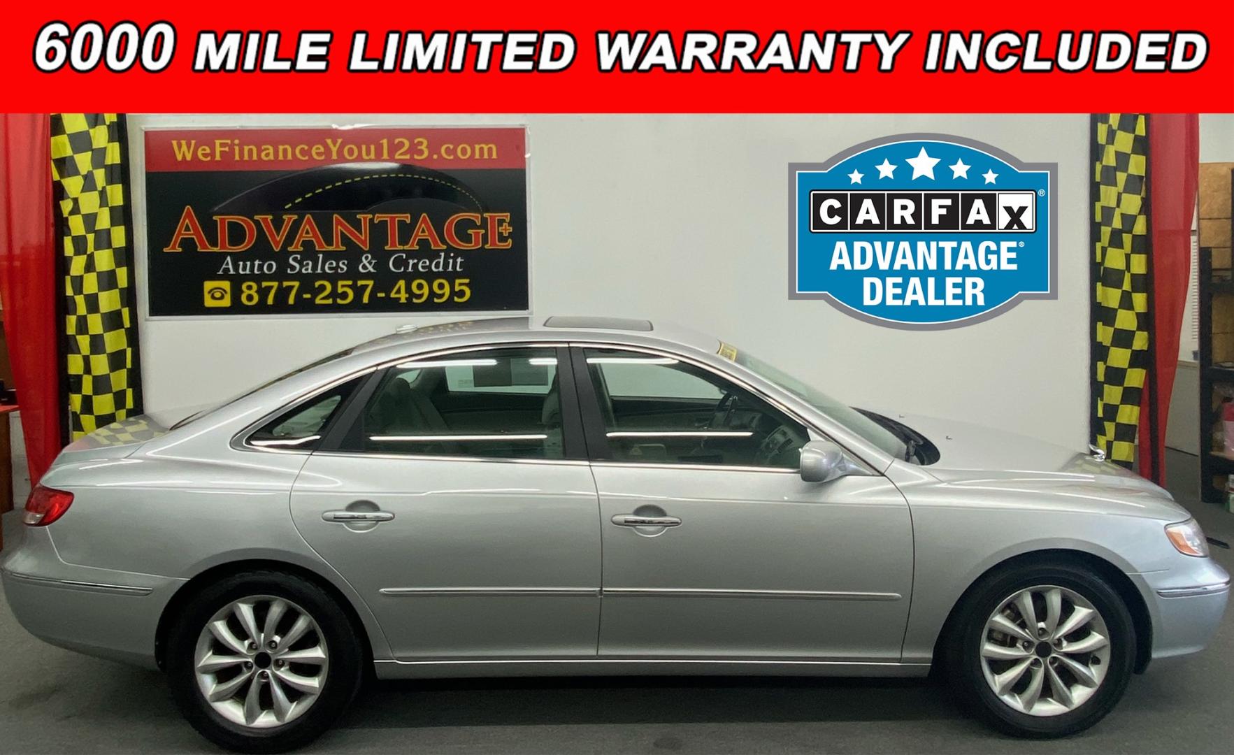 2007 SILVER /Tan Hyundai Azera AWD (KMHFC46F27A) with an 2.4L L4 DOHC 16V engine, 4-Speed Automatic Overdrive transmission, located at 533 S West End Blvd., Quakertown, PA, 18951, (877) 257-4995, 40.343994, -75.303604 - Photo#0